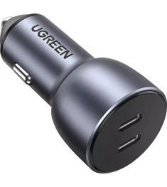 АЗУ-адаптер UGREEN CD213 (2Type-C) (Space Grey)