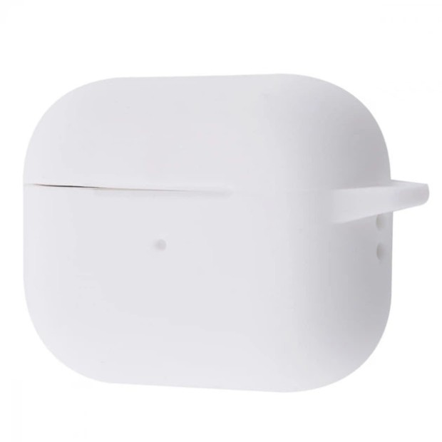 Чохол для навушників Full Silicone Case with Microfiber Apple AirPods Pro 3 (06) Білий
