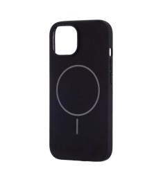 Силикон Original Round Case with MagSafe Apple iPhone 15 (07) Black Силикон Original Round Case with MagSafe Apple iPhone 15 (07) Black
