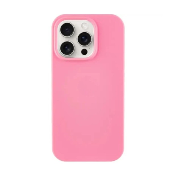 Силикон Original Round Case Apple iPhone 16 Pro Max (14) Pink