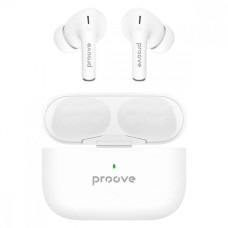 Бездротові вакуумні навушники-гарнітура Proove Mainstream Pro TWS (APP) (Білі)