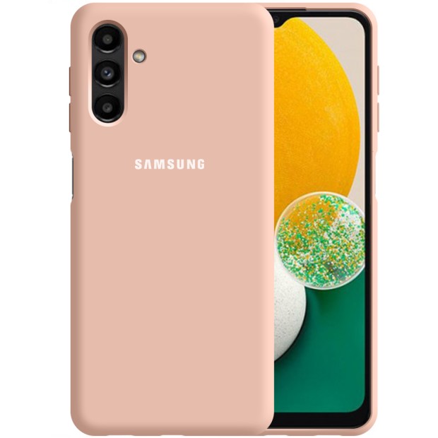 Силикон Original 360 Case Logo Samsung Galaxy A13 5G (Пудровый)