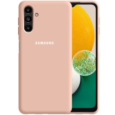 Силіконовий Оригінальний 360 Чохол Лого Samsung Galaxy A13 5G (Пудровий)