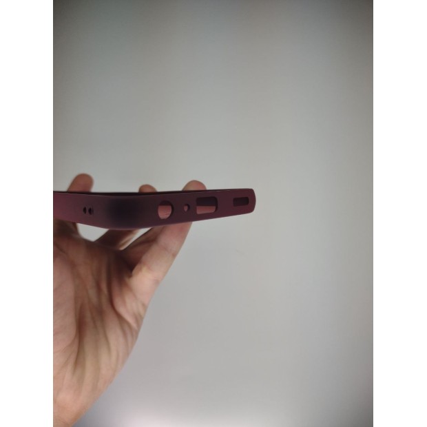 Силікон Оригінальний Samsung Galaxy A24 (ShutCam) (Бордовий)