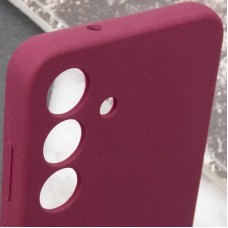 Силикон Original Premium Samsung Galaxy A17 (ShutCam) (Бордовый)