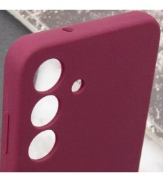 Силикон Original Premium Samsung Galaxy A17 (ShutCam) (Бордовый)