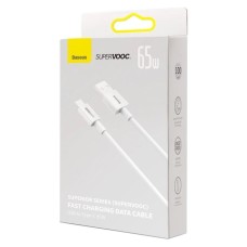 Кабель USB Baseus Superior (SUPERVOOC) 65W (2м) (Type-C) (білий) CAYS001002.