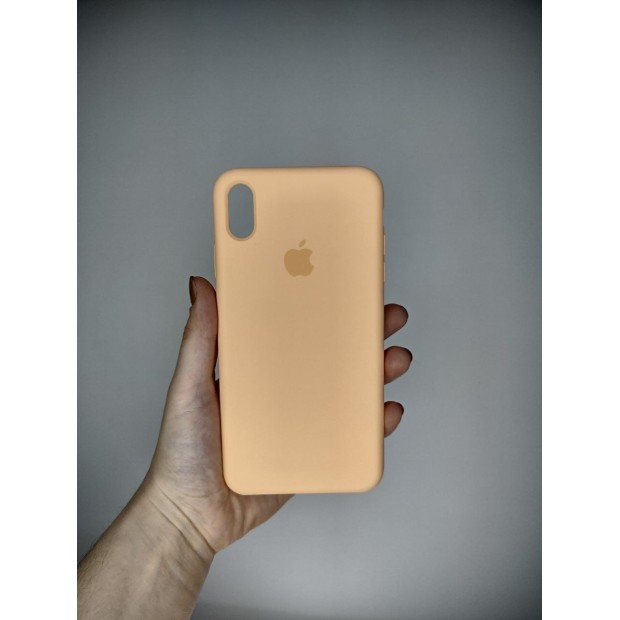 Силикон Original Case Apple iPhone XS Max (Cantaloupe)