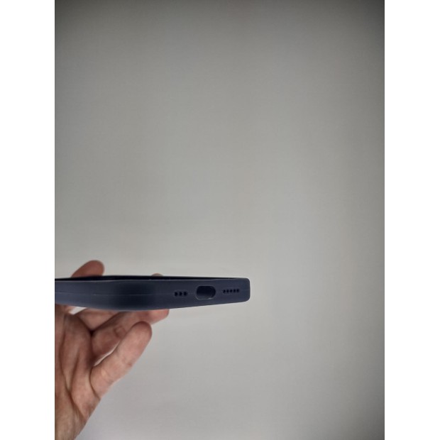 Силіконовий оригінальний чохол RoundCam для Apple iPhone 13 (09) Midnight Blue