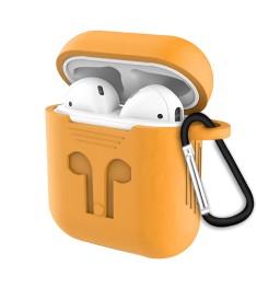 Чехол для наушников Full Silicone Case Apple AirPods (11) Peach