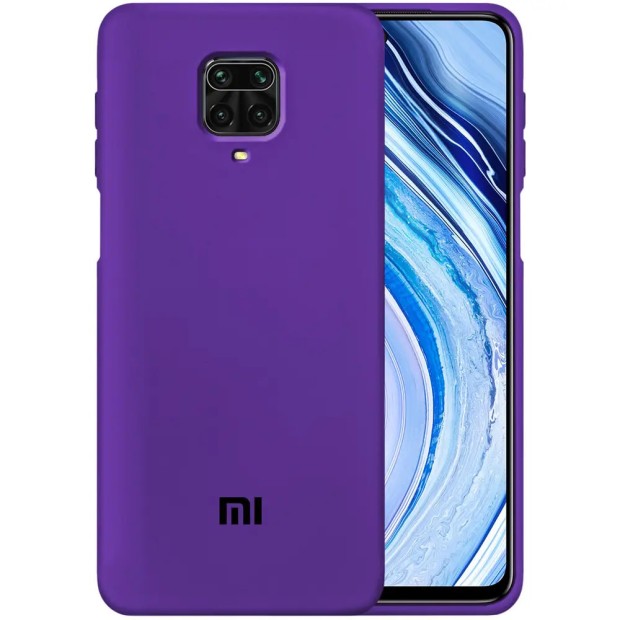 Силикон Original Case Xiaomi Redmi Note 9S / Note 9 Pro (Фиолетовый)