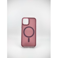 Накладка Totu Space Magsafe Apple iPhone 12 (Бордовый)