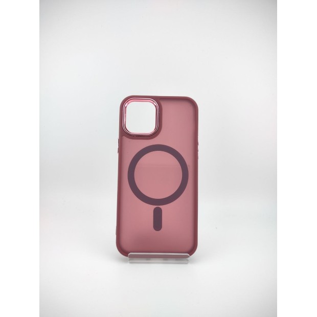 Накладка Totu Space Magsafe Apple iPhone 12 (Бордовый)