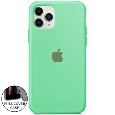 Силіконовий чохол Original Round для Apple iPhone 11 Pro Max (49) Аквамарин