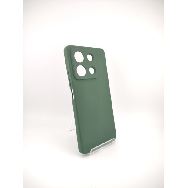 Силікон Original Xiaomi Redmi Note 13 5G (ShutCam) (Темно-зелений)