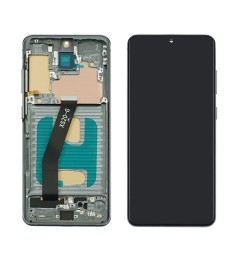 Дисплей для Samsung G981 Galaxy S20 (5G) з чорним тачскрином та сірою корпусною .. Дисплей для Samsung G981 Galaxy S20 (5G) з чорним тачскрином та сірою корпусною ..