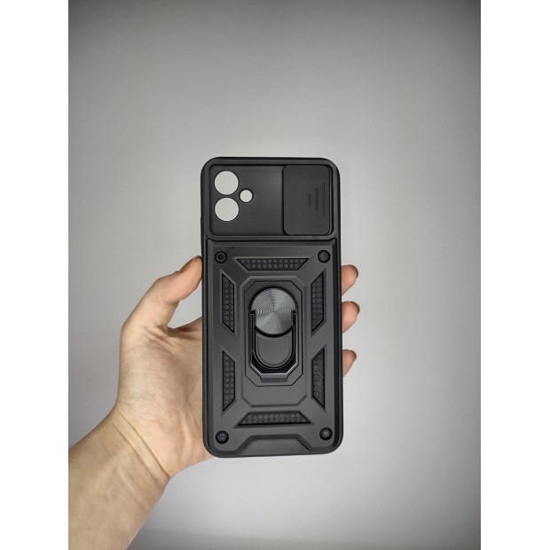 Бронечохол Ring Serge Armor Case Samsung Galaxy A04e (ShutCam) (Чорний)