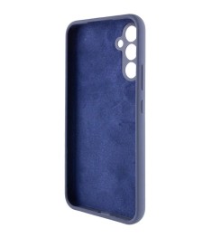 Силікон Original Premium для Samsung Galaxy S24 FE (ShutCam) (Темно-синій)
