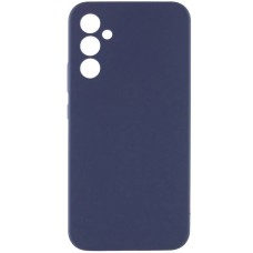 Силикон Original Premium Samsung Galaxy S24 FE (ShutCam) (Тёмно-синий)