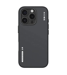 Чохол Blueo Dual-Color Liquid Silicone з MagSafe для Apple iPhone 16 (Чорний)