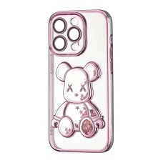 Чехол UMKU Bear Shine Apple iPhone 14 Pro (Rose)