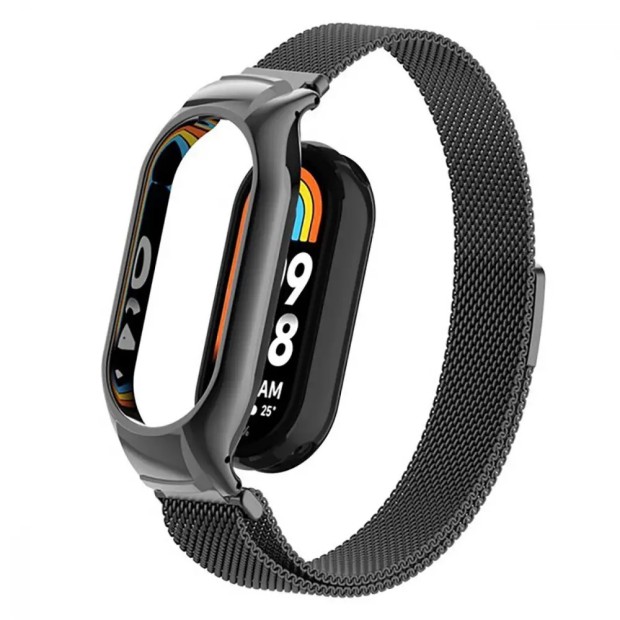 Ремешок Milanese Loop Xiaomi Mi Band 7 (Чёрный) Ремешок Milanese Loop Xiaomi Mi Band 7 (Чёрный)
