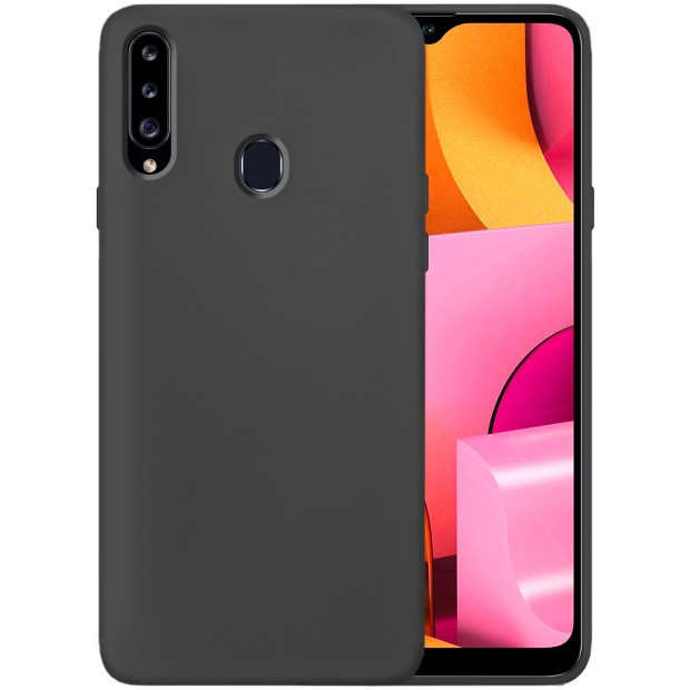 Силикон Original 360 Case Samsung Galaxy A20S (Чёрный)