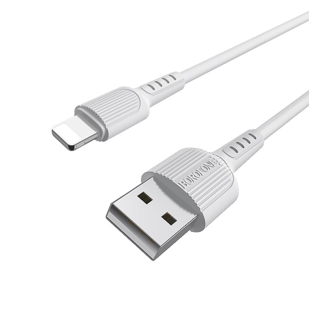 USB-кабель Borofone BX16 (Lightning) (Білий) USB-кабель Borofone BX16 (Lightning) (Білий)