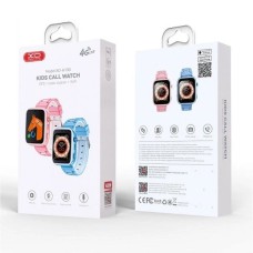 Дитячий смарт-годинник XO H130 4G GPS (Рожевий)