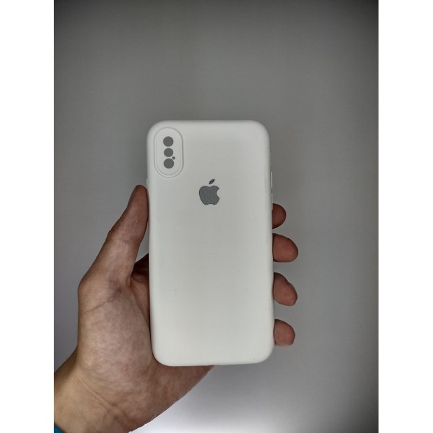 Силикон Original RoundCam Case Apple iPhone X / XS (06) White