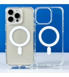 Силіконовий SnapHook 6D MagSafe Samsung Galaxy S22 (Прозорий)
