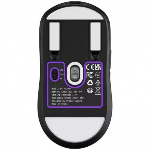 Мышь беспроводная игровая Proove Gaming RC Raider 8K (Black)