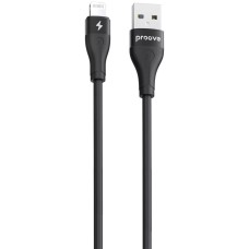 USB-кабель Proove Soft Silicone 2.4A (1m) (Lightning) (Black)