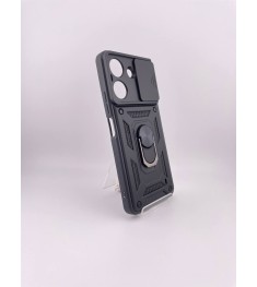 Бронь-чехол Ring Serge Armor Case Xiaomi Redmi 13C / Poco C65 (ShutCam) (Чёрный)..