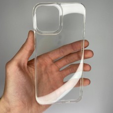 Силіконовий чохол Alabay для Apple iPhone 13 Pro Max (Прозорий)