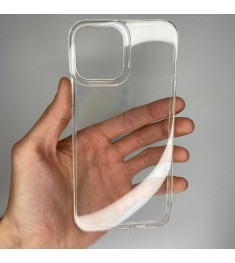 Силиконовый чехол Alabay для Apple iPhone 13 Pro Max (Прозрачный)