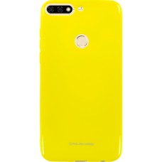 Силикон Molan Shining Huawei Y7 Prime (2018) / Honor 7C Pro (Жёлтый)