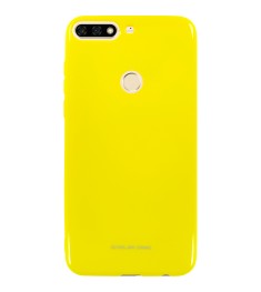 Силікон Molan Shining для Huawei Y7 Prime (2018)  /  Honor 7C Pro (Жовтий)