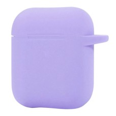 Чехол для наушников Full Silicone Case Logo Apple AirPods 1/2 (43) Glycine