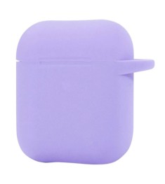 Чехол для наушников Full Silicone Case Logo Apple AirPods 1/2 (43) Glycine