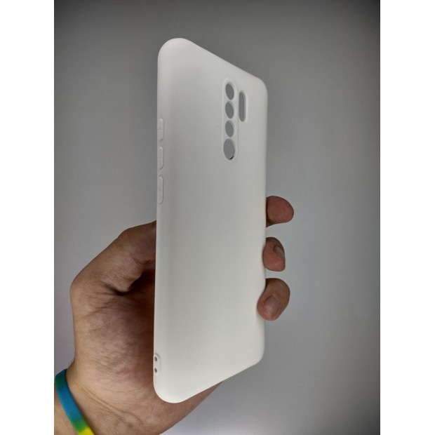 Силіконова оригінальна накладка Xiaomi Redmi 9 (ShutCam) (Біла)