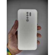 Силіконова оригінальна накладка Xiaomi Redmi 9 (ShutCam) (Біла)