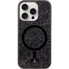 Чехол Bling World Rock Diamond MagSafe iPhone 16 Pro (Black)