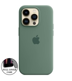 Силикон Original Round Case Apple iPhone 14 Pro (55) Blackish Green
