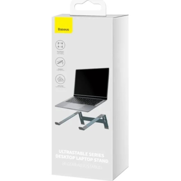 Підставка для ноутбука Baseus UltraStable Series (4-рівнева регульована) (Сіра) B10053100811-00