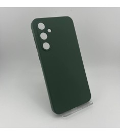 Силикон Original Samsung Galaxy A55 (ShutCam) (Тёмно-зелёный)