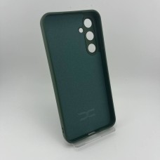 Силикон Original Samsung Galaxy A55 (ShutCam) (Тёмно-зелёный)