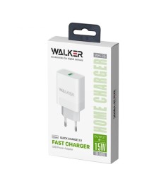 СЗУ-адаптер Walker WH-35 3A 18W (1USB) (Белый)