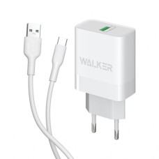 СЗУ-адаптер Walker WH-35 3A 18W (1USB) (Белый)