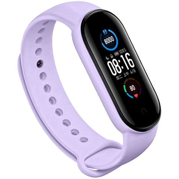 Ремінець Original Design Xiaomi Mi Band 5 / Mi Band 6 (19) Фіалковий Ремінець Original Design Xiaomi Mi Band 5 / Mi Band 6 (19) Фіалковий